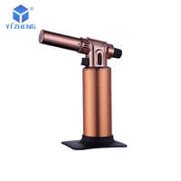 Briquet torche à flamme réglable au gaz butane YIZHENG YZ-709 en métal pour les aventures en plein air, le camping, le barbecue, la cuisson et la soudure