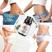 Huile Essentielle Amincissante et Modelante pour le Corps au Jasmin, Feuille de Ver et Gingembre pour Massage Corporel Complet et Adoucissement de la Peau 10ml