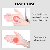 Outil de massage en silicone 12 pièces Gua Sha ventouses pour la thérapie des jambes du bras arrière