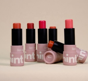 Envase Ecológico de 5 ml para Lápiz Labial, Tubo de Bálsamo Labial con Logotipo Personalizado, Envase Cilíndrico de Papel para Cosméticos, Envase Retráctil - Product Image 1