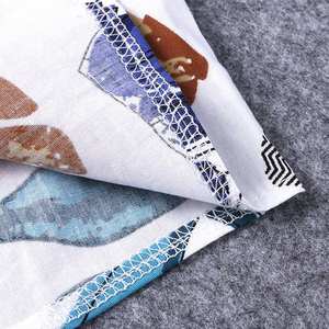 ราคาขายส่ง กางเกงผ้าฝ้ายลายพิมพ์ เสื้อผ้าราคาถูก เสื้อเชิ้ตพิมพ์ลายสีน้ำเงิน กางเกงขายาว ชุดเด็กทารก ชุดเด็ก - Product Image 4