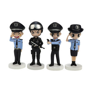 Figura de <span class=keywords><strong>Policía</strong></span> de Resina Artificial Personalizable, Escultura de Anime Inspirada en el Arte para Decoración de Escritorio y Regalo - Product Image 1