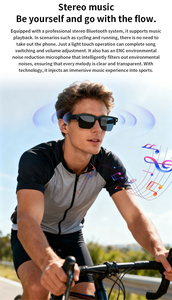 แว่นตาอัจฉริยะ 100W 1080P IPX-5 กันน้ำ ชาร์จแม่เหล็ก สำหรับลำโพง ควบคุมด้วยเสียง สั่งงานด้วยเสียง พร้อมระบบแปลภาษา AI - Product Image 6