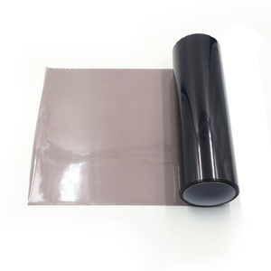 Film PVC polymère haute performance noir clair et noir foncé pour covering automobile, autocollant pour phares 0,3x9m - Product Image 1