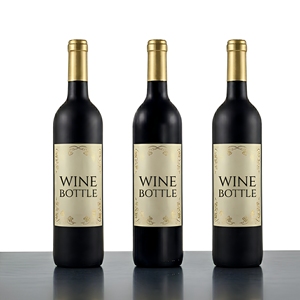 Source d'usine Bouteille de vin vert foncé en gros 375ml 500ml 750ml Bouteille de vin en verre ronde Bordeaux Bourgogne-Mini bouteille gratuite - Product Image 1