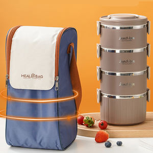 Bolsa refrigeradora de alimentos para acampar al aire libre suave a prueba de fugas de material Oxford ligero con logotipo personalizado con diseño popular - Product Image 3