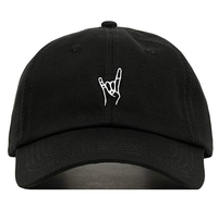 Gorras al por maire broderie non structurée rock bouchon