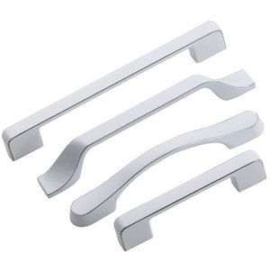 Lgedis Modern Minimalist White Cabinet Handles Zinc Alloy Bar Shape Durable Furniture Hardware For Kitchen Wardrobe Drawer Door - Product Image 5