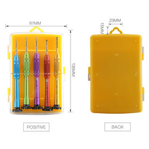 Destornilladores universales multiusos, juego de destornilladores de precisión <span class=keywords><strong>para</strong></span> reparación de <span class=keywords><strong>iPhone</strong></span>, 5 uds., venta al por mayor - Product Image 6