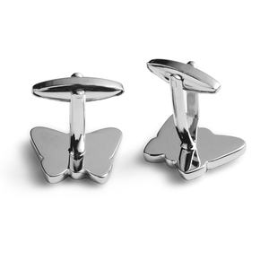 Gemelos de Alta Calidad con Diseño de Mariposa en Color Azul Oscuro para Traje de Hombre, Regalo Festivo - Product Image 5