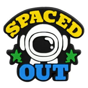 Charme de chaussure <span class=keywords><strong>Alien</strong></span> 2D en caoutchouc PVC souple, design créatif, décorations de chaussures <span class=keywords><strong>Alien</strong></span> mignon, breloques de bracelet, boucle de chaussure, breloques de sabot - Product Image 5