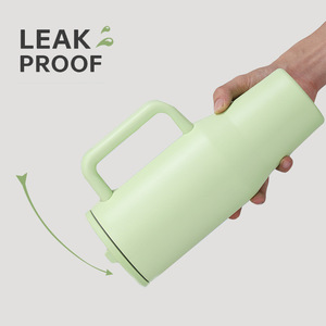 Vaso hidráulico aislado al vacío de 40oz superventas, jarra de agua de acero inoxidable de doble pared sin derrames con pajita plegable - Product Image 4