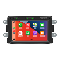 Estéreo para Auto con Pantalla Táctil de 7 Pulgadas, Bluetooth, Carplay Inalámbrico, Android Auto, para Renault Dacia, Reproductor de Audio para Auto