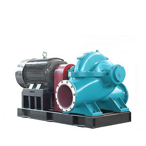 Dubbele zuigkracht centrifugaalpomp grote capaciteit 20 inch grote diameter 400KW industriële waterpomp hoge opvoerhoogte aanpasbaar - Product Image 4