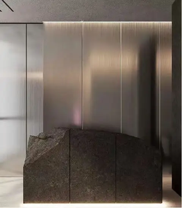 Tấm ốp tường <span class=keywords><strong>WPC</strong></span> Carbon Crystal bề mặt kim loại, chống thấm, chống cháy, dễ lắp đặt cho các dự án trang trí nội thất - Product Image 5