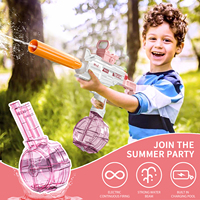 Nueva Pistola de Agua Super Soaker, Pistola de Agua Electrónica Uzi de Disparo Automático con Versión de Tambor