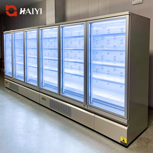 Commercial Supermarket Open Chiller Adjustable Shelves Multi-deck Air Cooling Refrigerated Display Case - Product Image 2