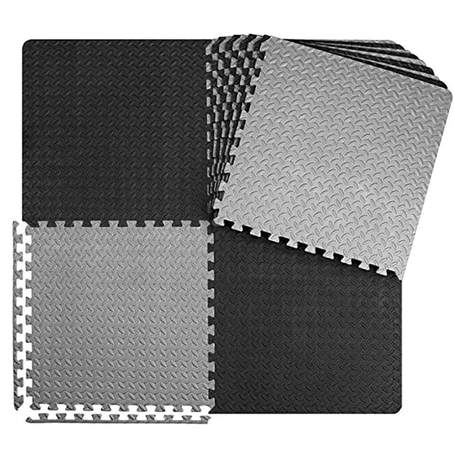 Aji EVA Gym Floor Mats Sport Foam Puzzle Workout Matts Protector Foami Tapete Flooring para el hogar y los gimnasios comerciales