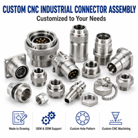 Assemblage de connecteurs industriels usinés CNC de précision sur mesure pour l'intégration d'équipements, les systèmes mécaniques et l'automatisation