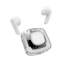 Nuevo auricular TWS transparente con carga tipo C, auricular TWS colorido de buena calidad y auricular TWS transparente