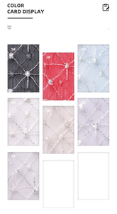 <span class=keywords><strong>Tela</strong></span> de encaje de lentejuelas púrpura claro bordada con forma de <span class=keywords><strong>cuadros</strong></span> populares para vestidos - Product Image 5