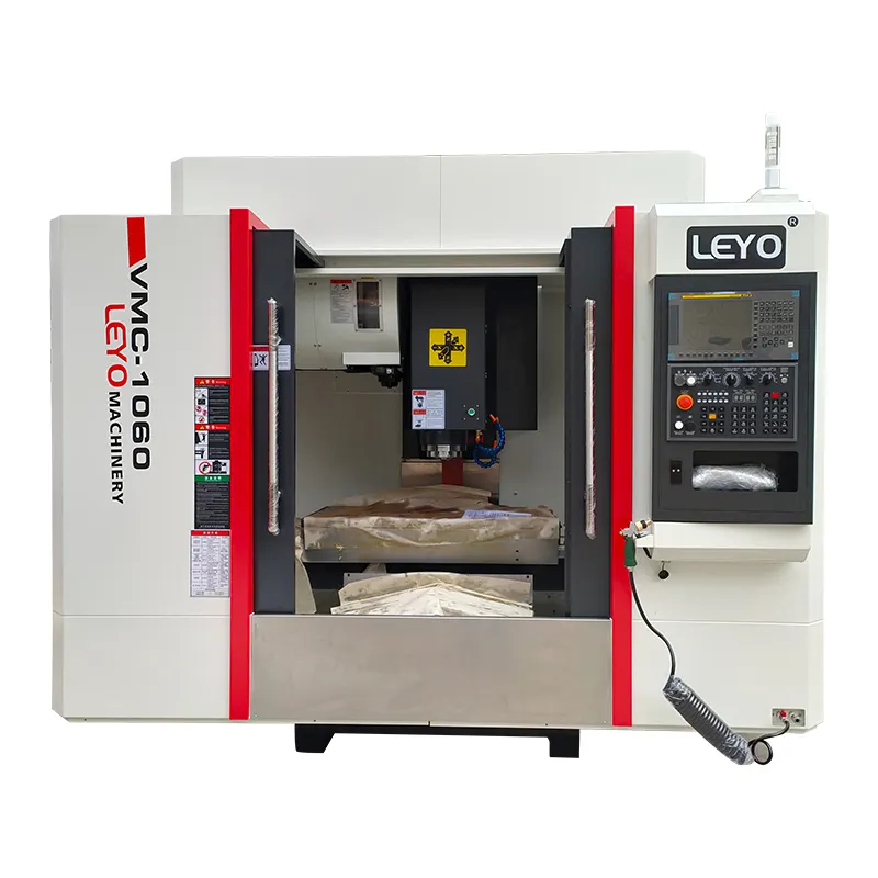 LEYO 5 assi cnc VMC1060 Fanuc/Siemens/GSK System VMC centro di lavoro verticale CNC per la lavorazione dei metalli