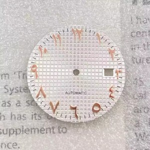 นาฬิกาดิจิตัลสแตนเลสสตีล31.8มม. นาฬิกาสายโอ๊คดัดแปลงจากบ้านไร่ดีไซน์ไม่ส่องสว่างเคลื่อนไหว Nh35ตะวันออกกลางอาหรับ - Product Image 2