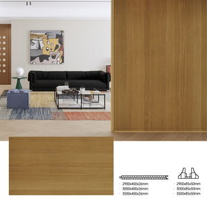 Panel de Partición de PVC Duradero SONSILL, Diseño de Madera, Fácil Instalación, Impermeable, para Decoración de Interiores - Product Image 2
