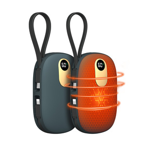 Calentadores de Manos Recargables de 10000mAh, Calentador de Bolsillo Portátil con Calefacción de Doble Cara, Banco de Energía para Caza y Camping - Product Image 1