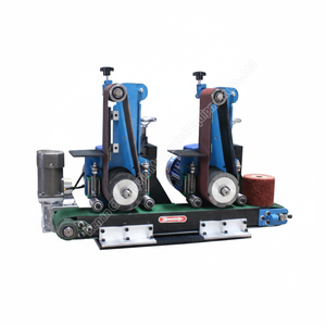 Rectifieuse de bande de sable d'ébavurage en métal plat - Product Image 1