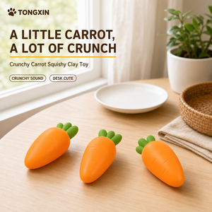 TONGXIN ขายส่งของเล่นบีบแครอท ของเล่นบีบแครอท ลูกบอลบีบแครอท ของเล่นบีบ<span class=keywords><strong>ผัก</strong></span> ชุดขายส่งจำนวนมาก จัดส่งโดยตรง<span class=keywords><strong>จาก</strong></span>โรงงาน - Product Image 2