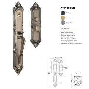 Serrure de porte intérieure silencieuse en cuivre magnétique, style nordique moderne et simple, couleur or - Product Image 6