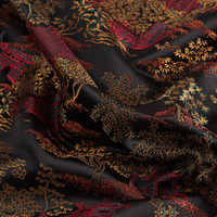 Nouveau tissu floral jacquard de style chinois pour Cheongsam