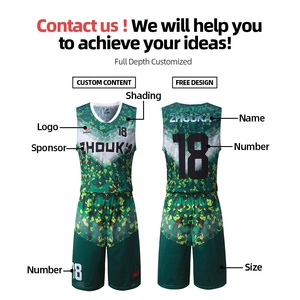 Set of sportswear sublimation team world basketball jerseys - Product Image 5