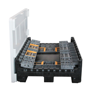 批发可折叠仓储托盘集装箱物流运输仓储带盖塑料托盘箱 - Product Image 2
