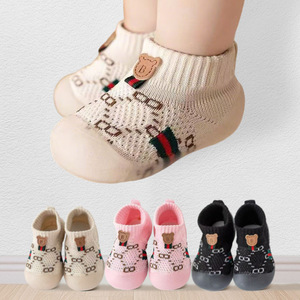 New Breathable Baby Walking <b>Shoes</b> Indoor Anti Slip <b>Soft</b> Sole Toe Protection Infant Pre Walker <b>Shoes</b> For Toddler Boys Girls - Product Image 1