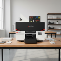 Imprimante UV jet d'encre A3 entièrement automatique à bas prix, encre UV 30 cm pour petites entreprises, boîte d'échantillons gratuite, coques de téléphone, verre
