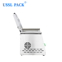 BVS300T Digitale Besturing Voedsel Vlees Sealer Zeevruchten Fruit Verse Schaalverpakking Semi-automatische Desktop Vacuüm Skin Tray Sealmachine