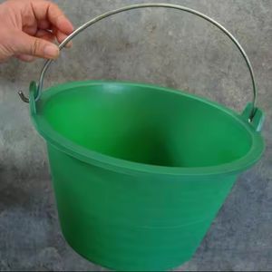 פלדה מגולוונת 15l/20l בניית דלי עם חוט ברזל ידית שימוש במים עבור אחסון חומר מתכת - Product Image 3