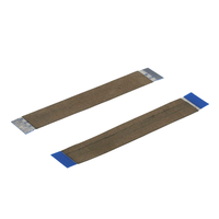0,5mm 45p 28 30 Pin Gefaltetes ZIF FFC Flachbildschirmkabel 100 µm Elektronisches AWG 20798 Sn/Au Über Cu Blau/Weiß ISO9001 für