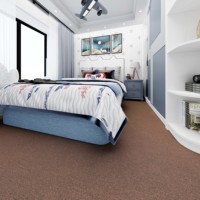Tapis Jacquard Tufté en Peluche Fabriqué à la Machine, Couleurs Café, pour Maison, Chambre, Salle de Réunion, Hôtel, Moquette Mur à Mur, Tapis de Prière - Ventes Flash