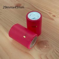Capsules de film thermorétractables colorées de taille personnalisée en usine pour bouteille de vin