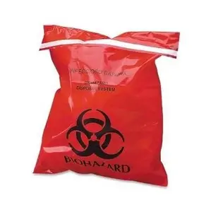 YURUI कारखाने पीला लाल विशेष पालतू अस्पताल क्लीनिक के लिए संक्रामक प्लास्टिक डिस्पोजेबल चिकित्सा अपशिष्ट बैग