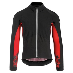Men's Black <b>Red</b> Geometric Pattern Cycling <b>Jacket</b> Stand Collar Zipper Breathable Sporty Autumn Long Sleeve cycling mtb <b>jackets</b> - Product Image 1