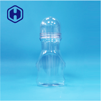 Nouveau design d'aliments pour enfants en plastique transparent PET de qualité alimentaire Pot anti-fuite sans BPA Couvercle à vis pour bonbon dur chocolat pour les collations