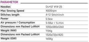 RONMACK RM-1104P-SY New Automatic Waistband Attach and Cut Machine with <b>Lock</b> Stitch 220V for Garment Factory - Product Image 2
