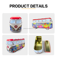 Boîte en fer Jinyuanbao en forme de voiture ancienne pour biscuits, bonbons, snacks, jouet pour enfants, emballage cadeau, conteneur de rangement alimentaire