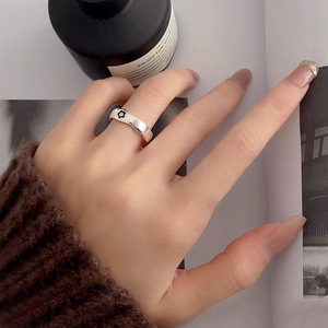 S925 Sterling Silver Star <b>Ring</b> For Women <b>Open</b> Top Index Finger Fashion Simple Everyday Wear - Product Image 4