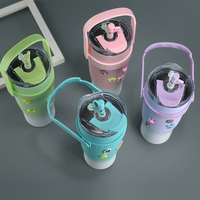 Vaso Térmico de Acero Inoxidable con Logotipo Personalizado, 40 oz, con Tapa de Plástico para Uso en Automóvil, Regalos Promocionales