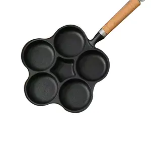 Factory New Style Fry Pan Nonstick Cast Iron 3ply 4 Cup Steak Frying Pan